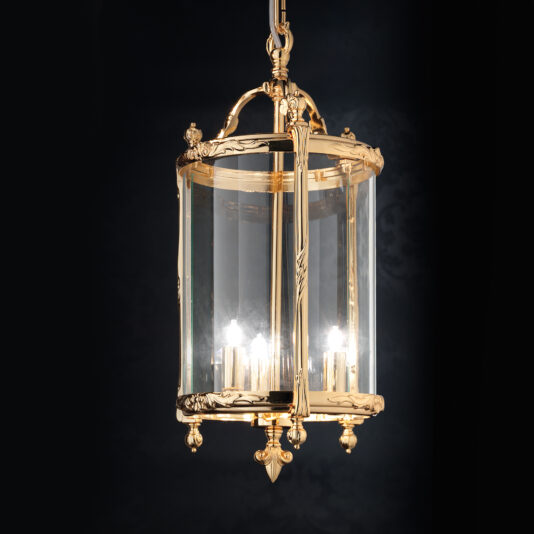 Italian Gold Lantern Ceiling Light