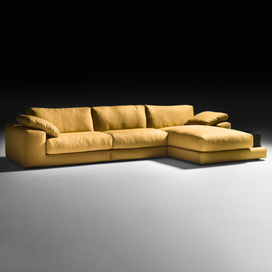Exclusive Linen Modular Chaise Style Corner Sofa