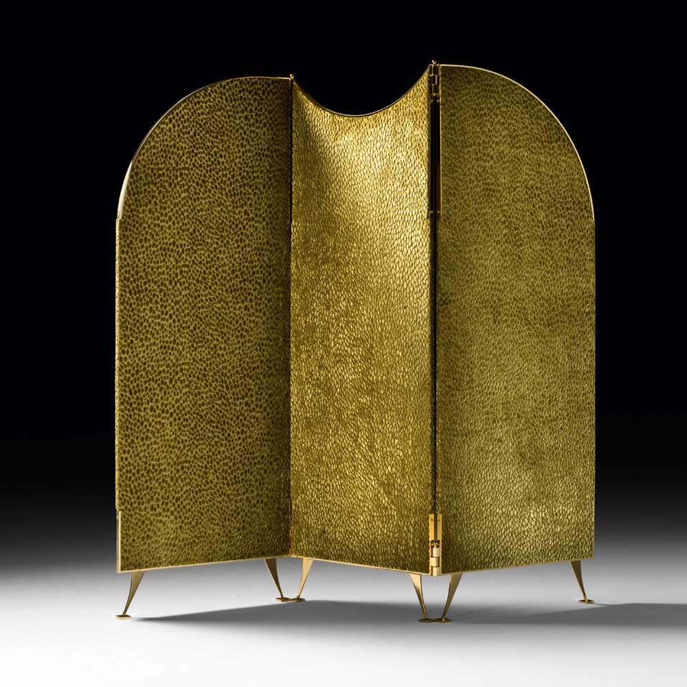 Gold Italian Designer Dressing Screen
