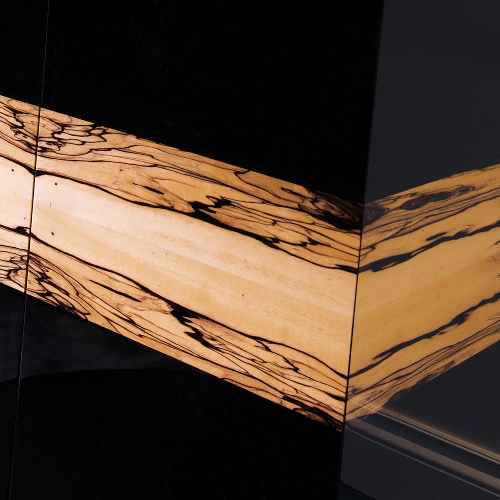 contemporary albin wood veneer finish cabinet