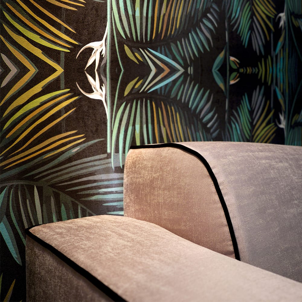 Luxury Designer Contemporary cotton fabric Sofa
