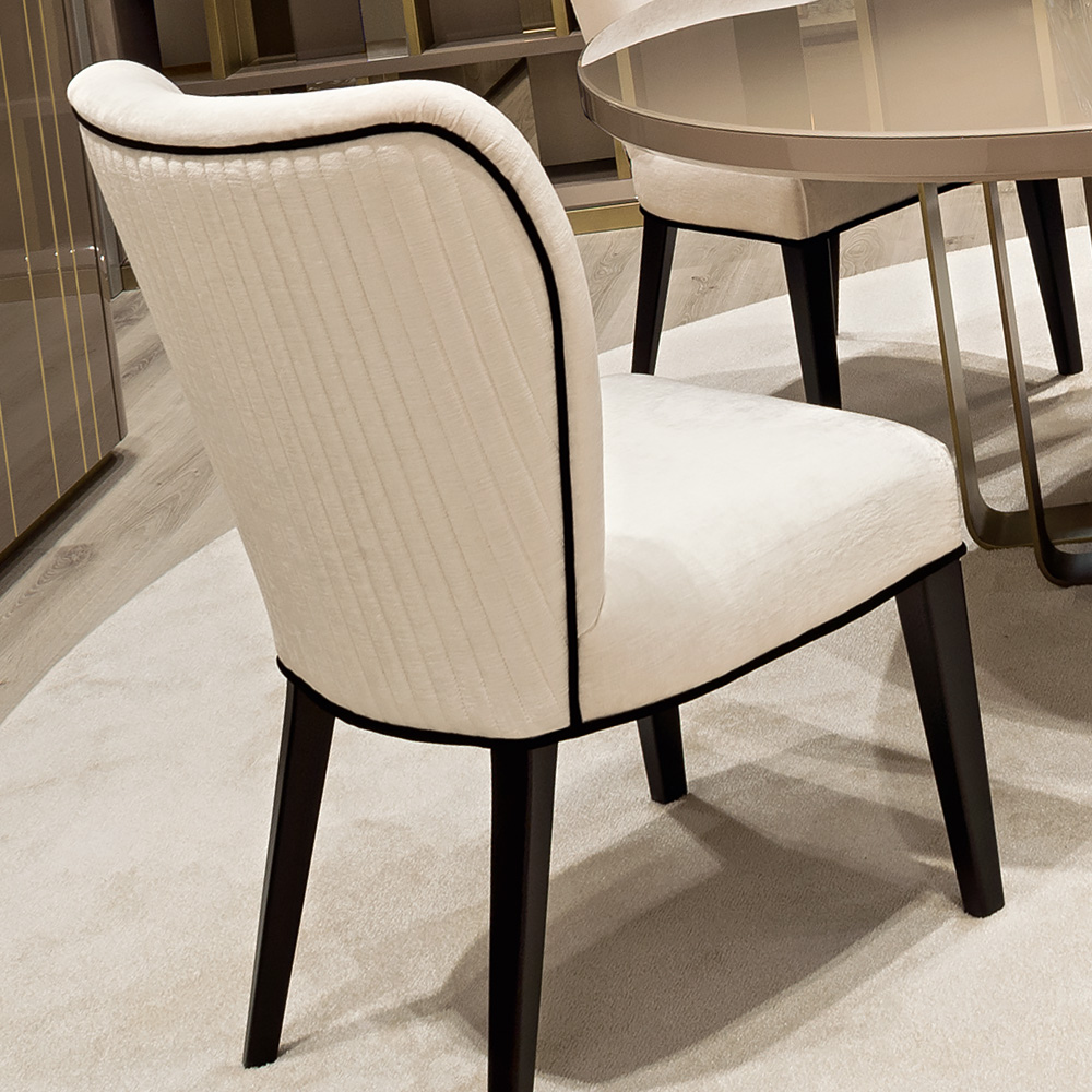 Luxury Velvet Italian Designer Dining Chair