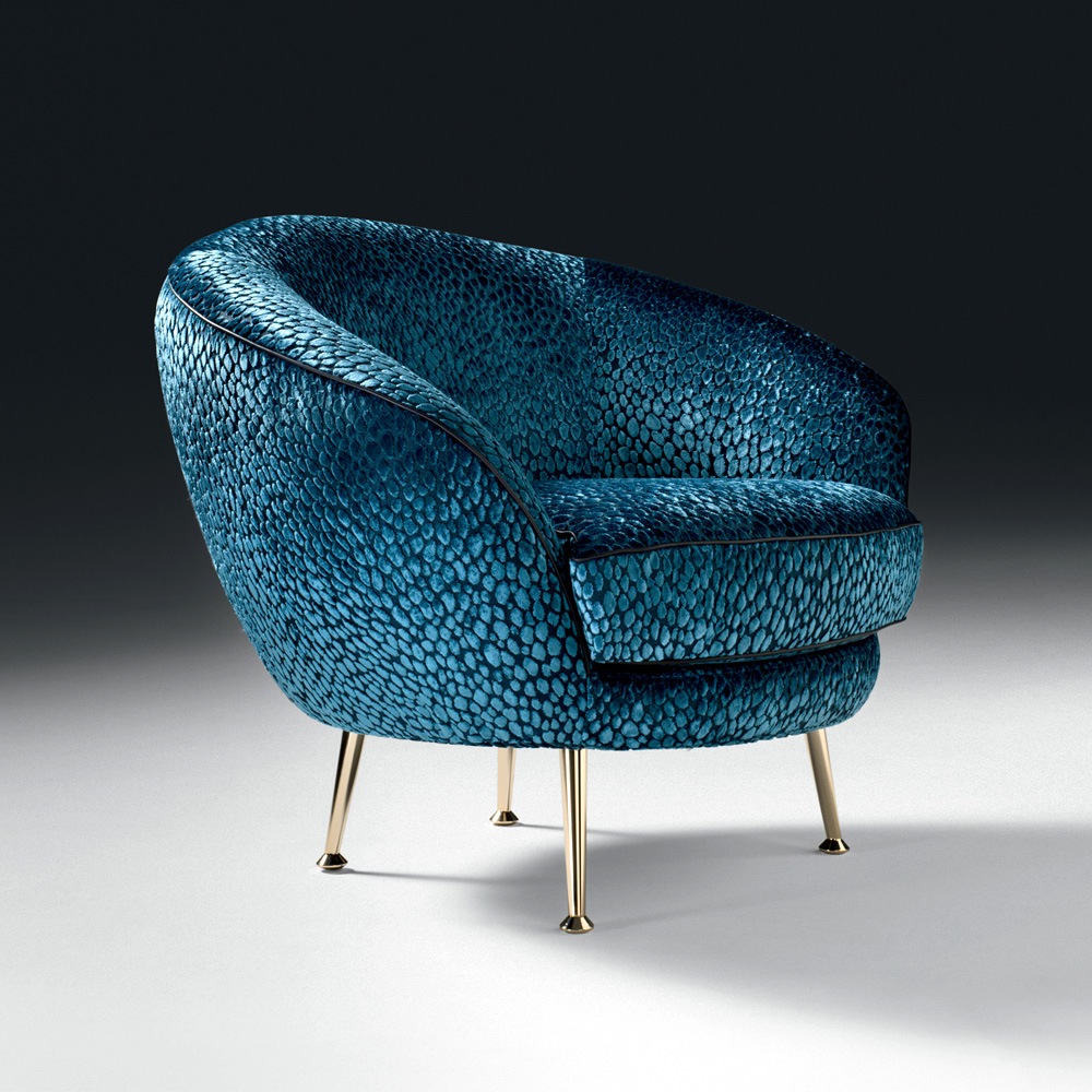Modern Italian Designer Occasional Armchair