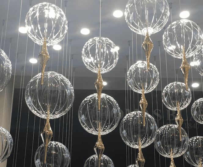milan update bauble chandelier