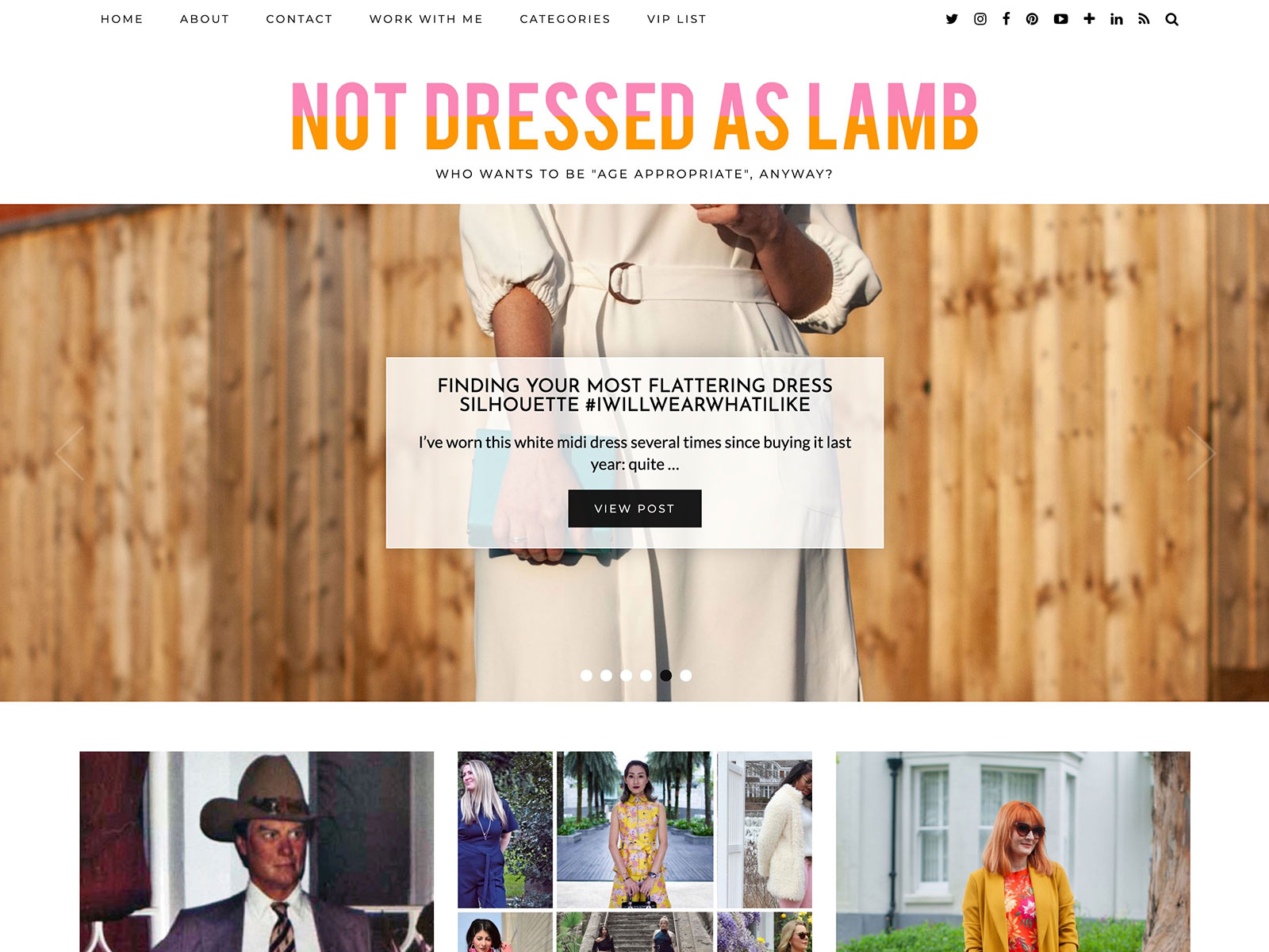 Little Black Sofa Blog Awards, Not Dressed as Lamb