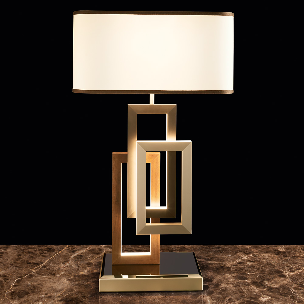 Modern Italian Geometric Designer Table, Modern Table Lamps Uk