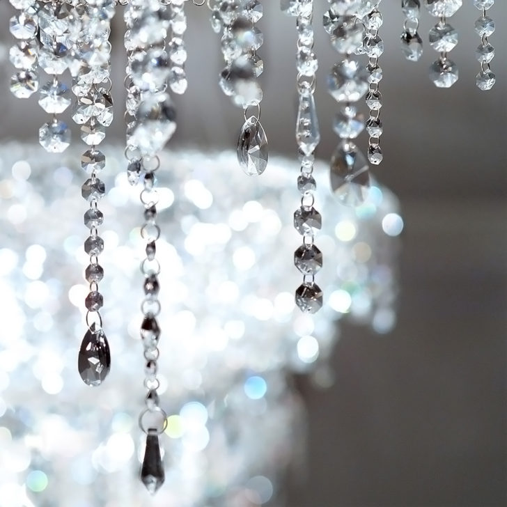 Contemporary Round Crystal Chandelier - Juliettes Interiors