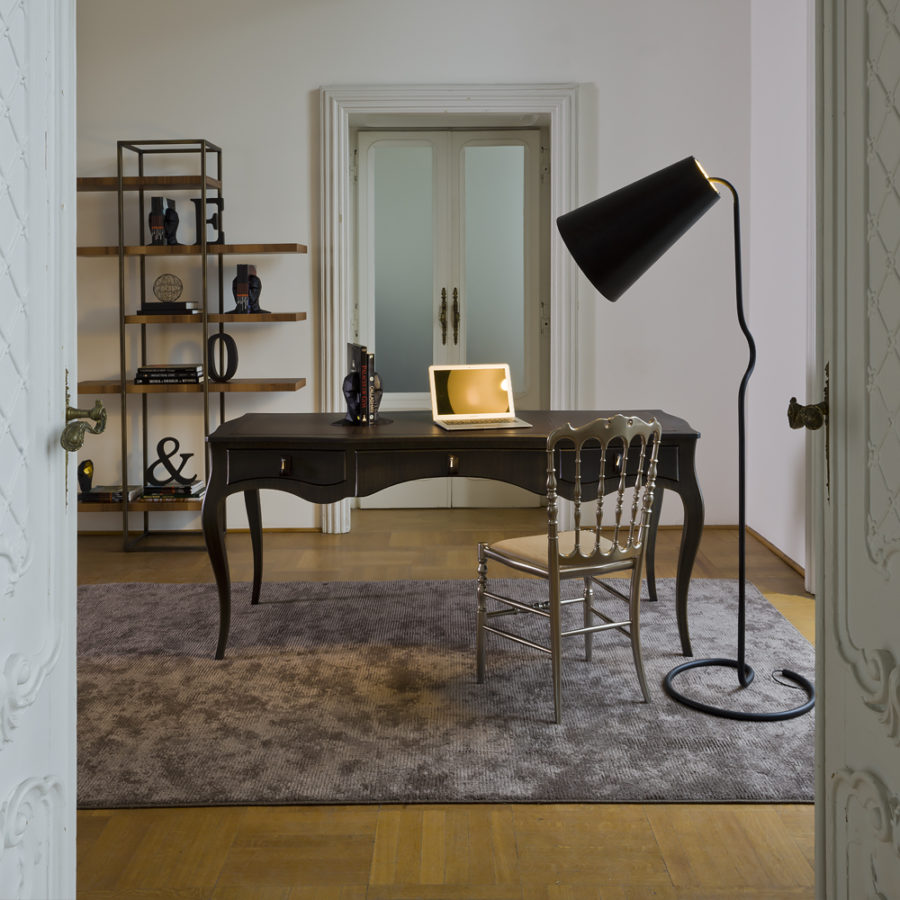 Luxury Italian Three Drawer Writing Desk - Juliettes Interiors