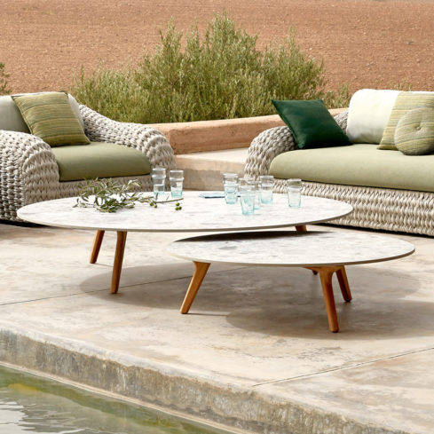 Luxury Contemporary Designer Outdoor Coffee Table - Juliettes Interiors