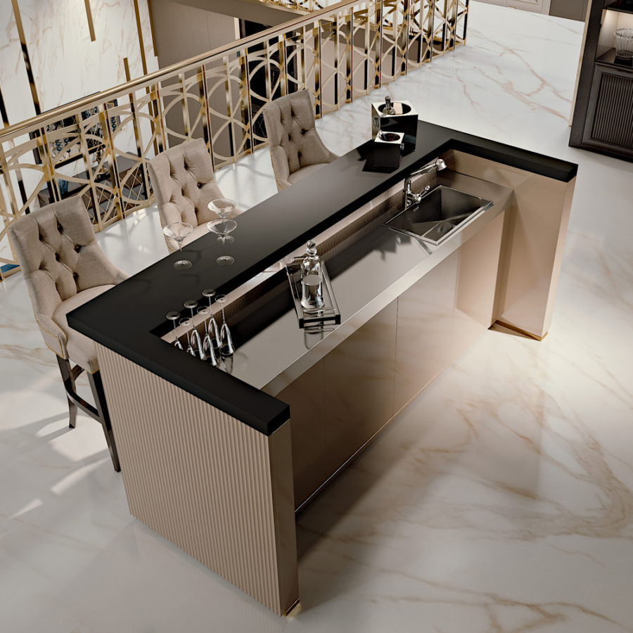 Luxury High End Italian Cocktail Bar - Juliettes Interiors