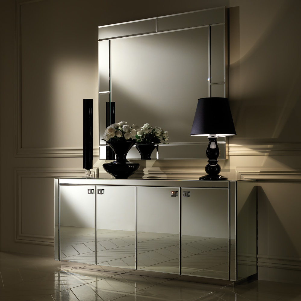 Luxury Italian Designer Buffet and Mirror Juliettes Interiors