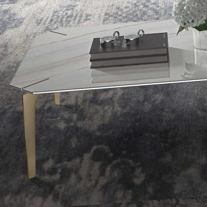 Modern Italian Designer Marble Coffee Table - Juliettes Interiors