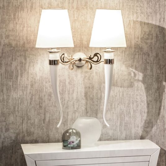 Modern Italian Ivory Wall Lamp