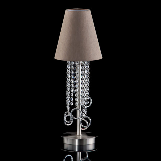 Modern Italian Crystal Table Lamp