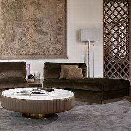 Contemporary Designer Curved Italian Modular Sofa - Juliettes Interiors