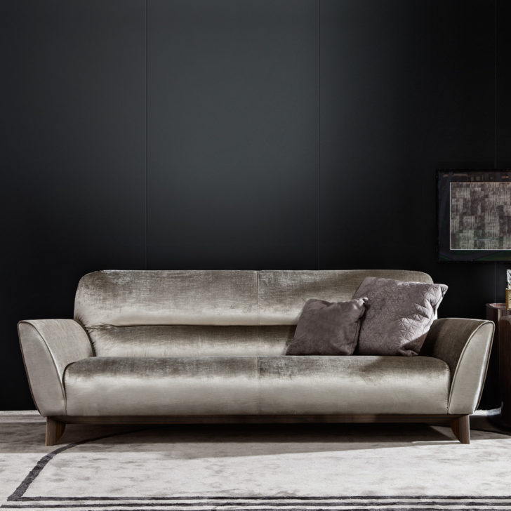 Luxury Modern Velvet Italian Designer Sofa - Juliettes Interiors
