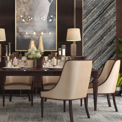 Luxury Exclusive Dining Table And Chairs Set - Juliettes Interiors