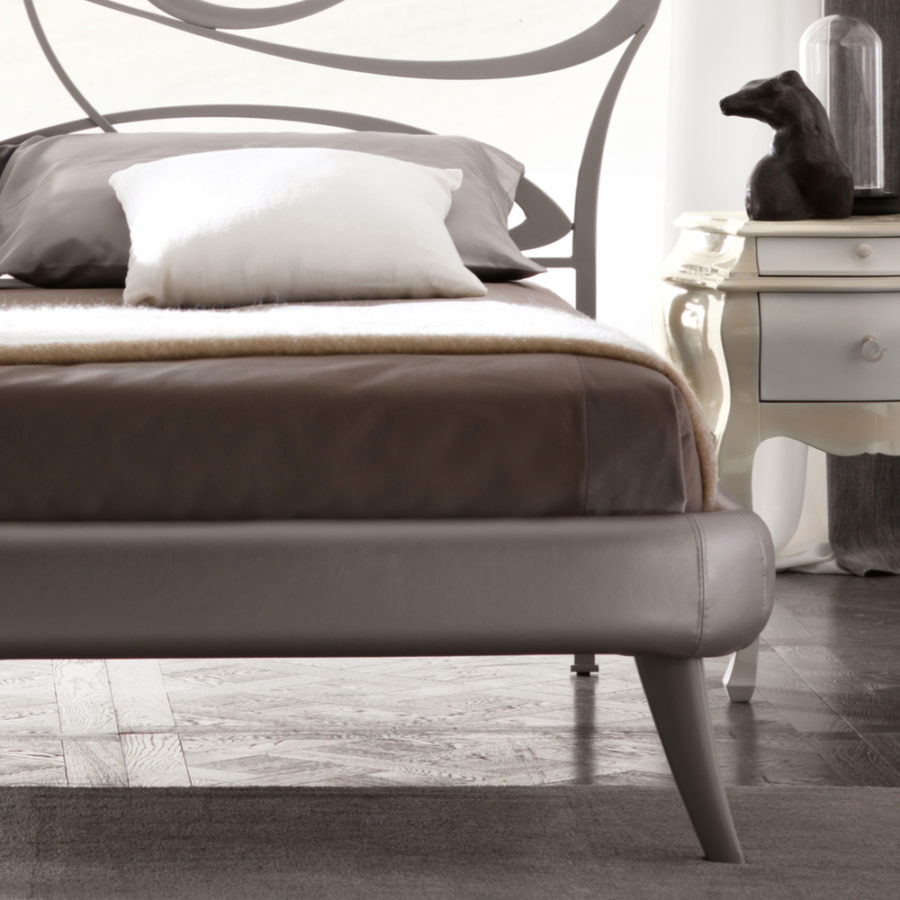 Contemporary Iron Bed With Swirl Headboard Juliettes Interiors   Contemporary Iron Bed With Swirl Headboard 3 900x900 