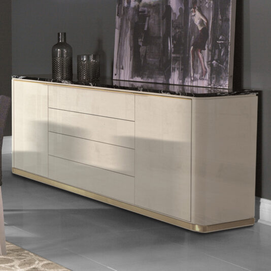 Luxury Modern Sideboard With Marble Top