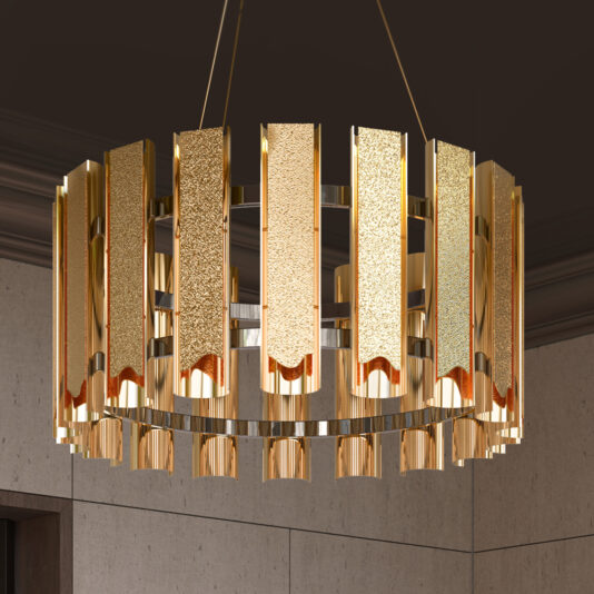 Exclusive Gold Brass Chandelier