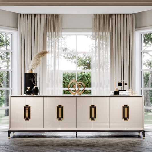 Large High End Lacquered Sideboard