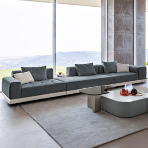 Contemporary Modular Sofa With Integrated Side Table 1 290x290 