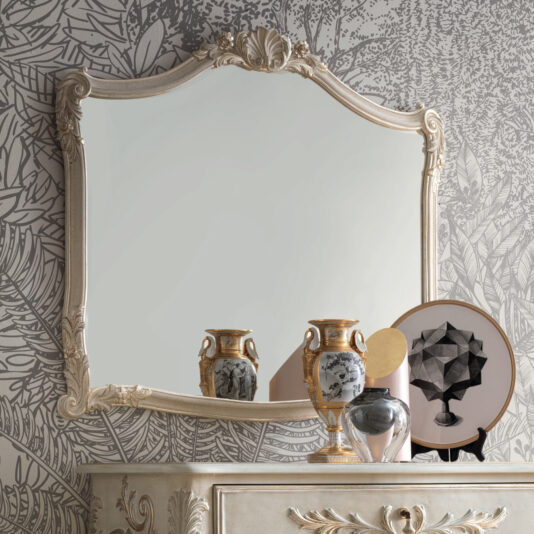 Classic Rococo Style Overmantel Mirror