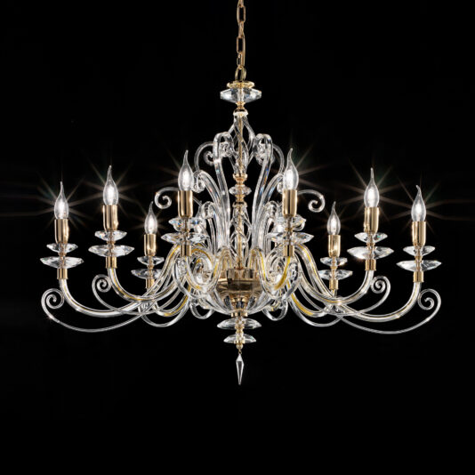 Oval Candle Style Chandelier